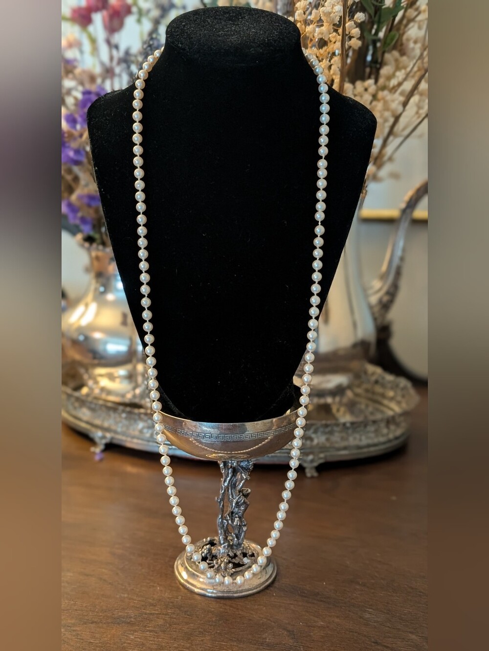 Classic Cream faux  Pearl  Necklace - Unbranded, Vintage - Picture 5 of 5
